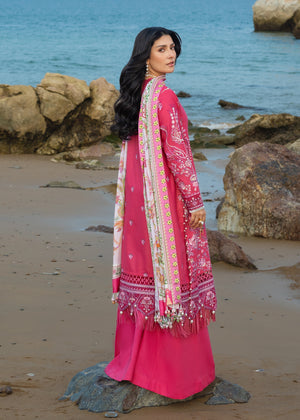 Sadaf Fawad Khan Siraa Embroidered Lawn Unstitched 3Pc Suit D-05 GULRUKH