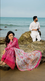 Sadaf Fawad Khan Siraa Embroidered Lawn Unstitched 3Pc Suit D-05 GULRUKH