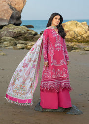 Sadaf Fawad Khan Siraa Embroidered Lawn Unstitched 3Pc Suit D-05 GULRUKH