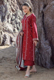 Seran Afsanah Vol-02 Embroidered Lawn Unstitched 3Pc Suit D-05 HANIA
