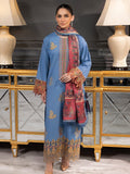 Rang Rasiya Carnation Embroidered Khaddar Unstitched 3Pc Suit D-05