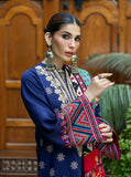 Zainab Chottani Embroidered Herringbone Unstitched 3Pc Suit D-05 Maya