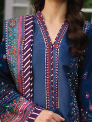 Rang Rasiya Luxury Silk Unstitched Embroidered 3Pc Suit D-04 Sharmeen