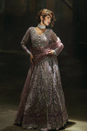 Mushq Stardust Embroidered Net Unstitched 3Pc Suit D-07 Spotlight Dreamer