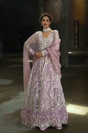 Mushq Stardust Embroidered Net Unstitched 3Pc Suit D-07 Spotlight Dreamer