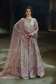 Mushq Stardust Embroidered Net Unstitched 3Pc Suit D-07 Spotlight Dreamer