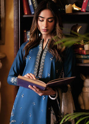 Seran Afsanah Embroidered Lawn Unstitched 3Pc Suit D-05 TARA