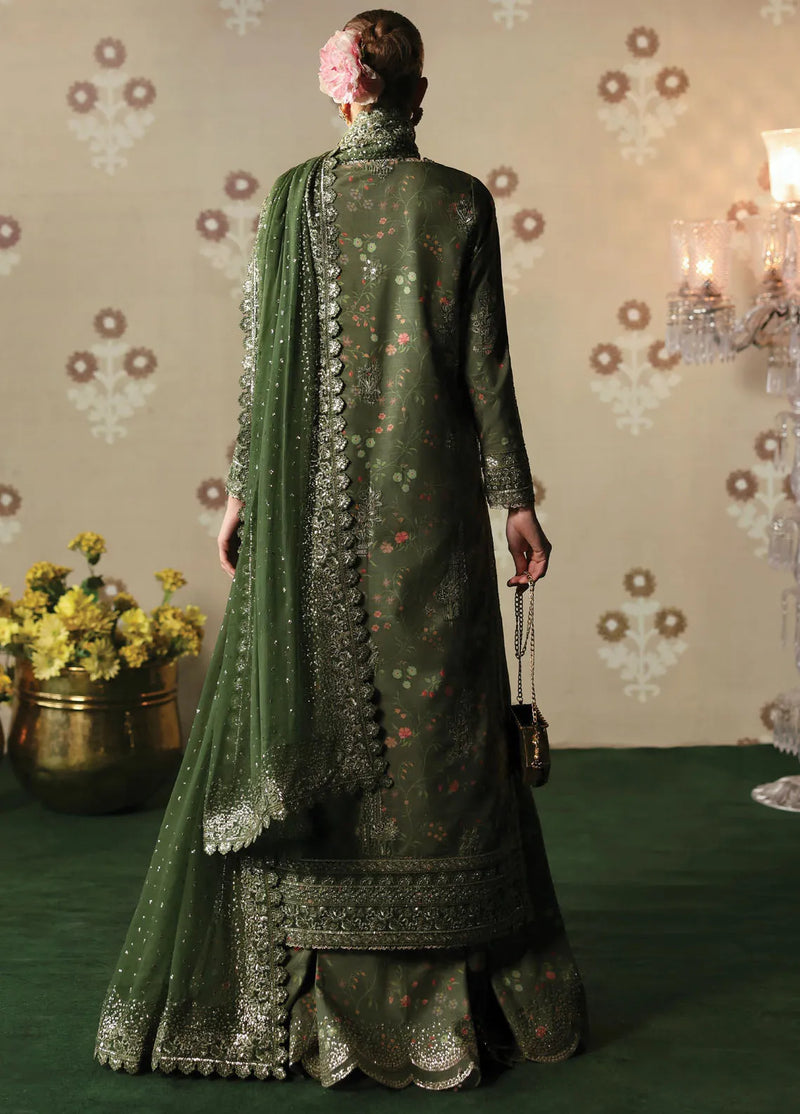 Afrozeh Divani Embroidered Raw Silk Unstitched 3Pc Suit AS-V3-24-05 Zeba