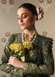 Afrozeh Divani Embroidered Raw Silk Unstitched 3Pc Suit AS-V3-24-05 Zeba