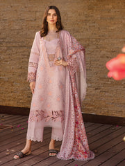 Rang Rasiya Carnation Embroidered Lawn Unstitched 3Pc Suit D-05 Zinnia