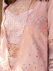 Rang Rasiya Carnation Embroidered Lawn Unstitched 3Pc Suit D-05 Zinnia
