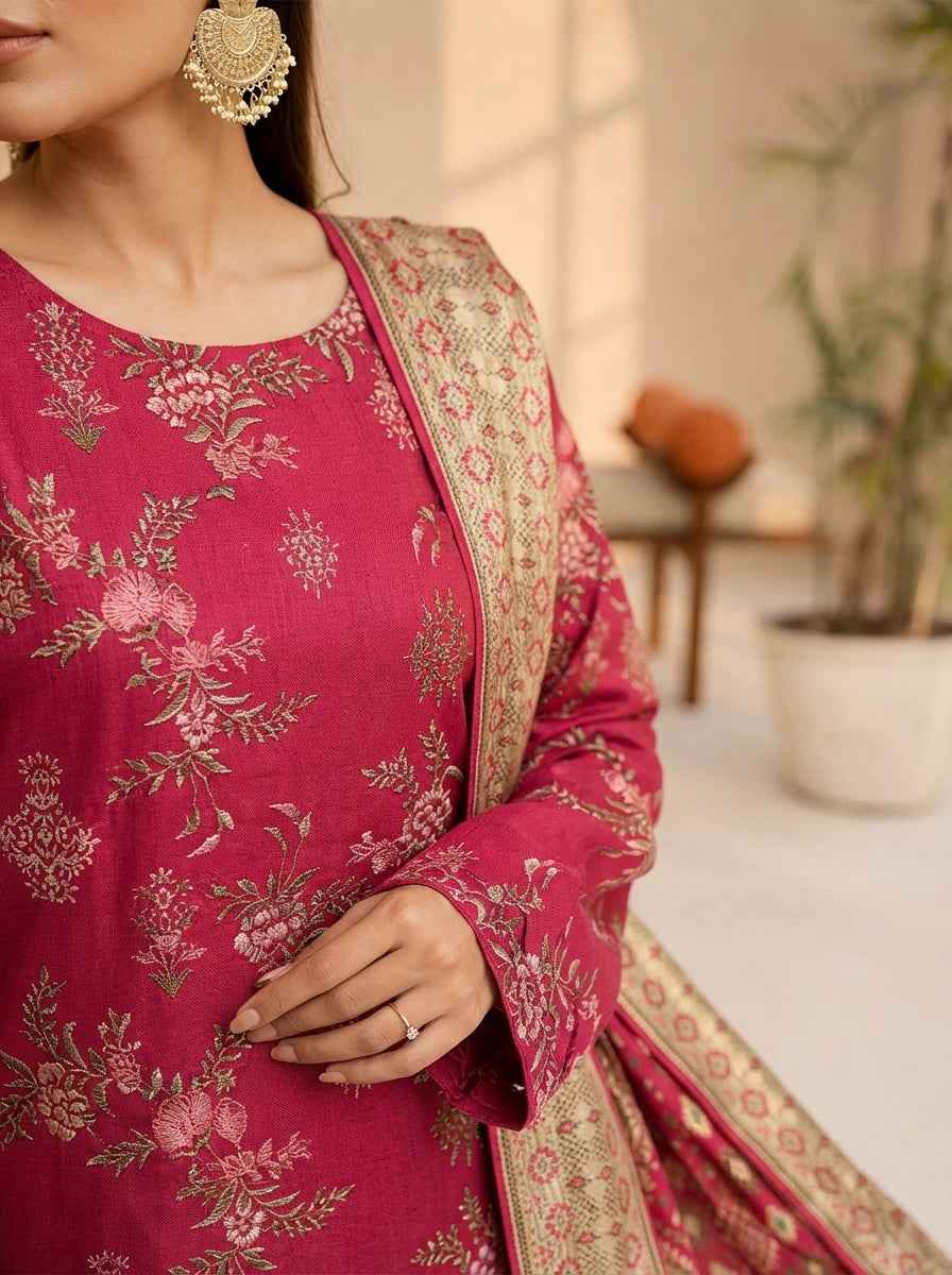 Fiza Noor Digital Printed Marina Unstitched 3Pc Suit D-05