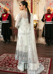 Afrozeh Hayat Unstitched Embroidered Chiffon 3 Piece Suit D-05 INARA