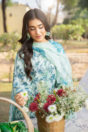 Spring Bell by Sanam Saeed Embroidered Lawn Unstitched 3Pc Suit D-05
