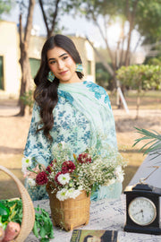 Spring Bell by Sanam Saeed Embroidered Lawn Unstitched 3Pc Suit D-05