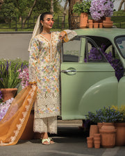 Rang Rasiya Carnation Festive Edit Unstitched 3 Piece Suit D-05 LARA