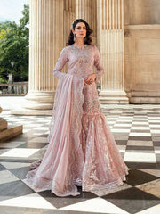 Maria.B Soiree Embroidered Raw Silk Unstitched 3Pc Suit WF-09-05