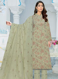 Ayla Zahra Allover Embroidered Swiss Unstitched 3Pc Suit D-06