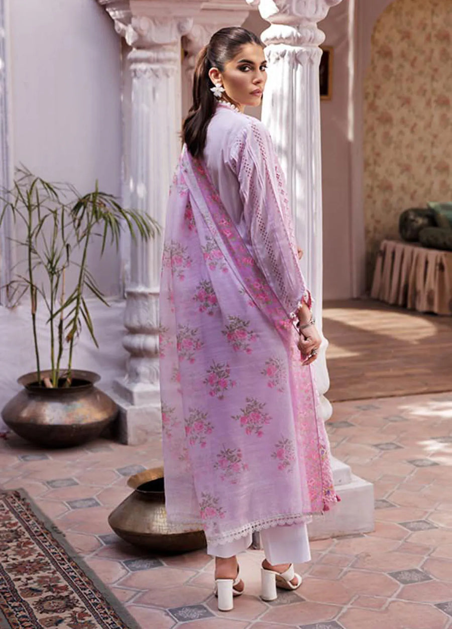RajBari Nissa Chikankari Embroidered Lawn Unstitched 3 Piece Suit D-06