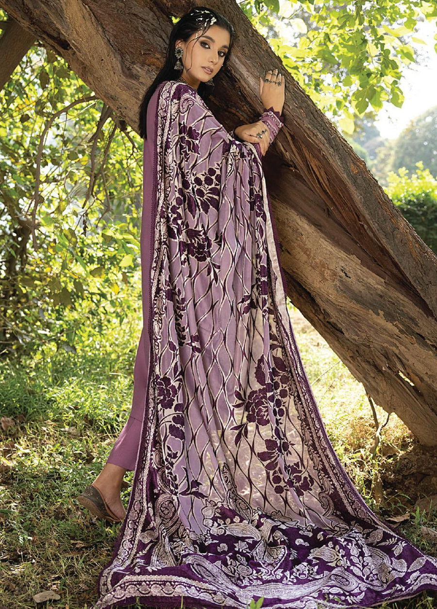 MIRK by Humdum Unstitched Embroidered Wool 3Pc Suit D-06