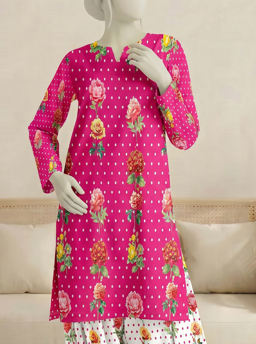 Ittehad Daily Afairs Vol-02 Unstitched Printed Lawn 2Pc Suit D-06