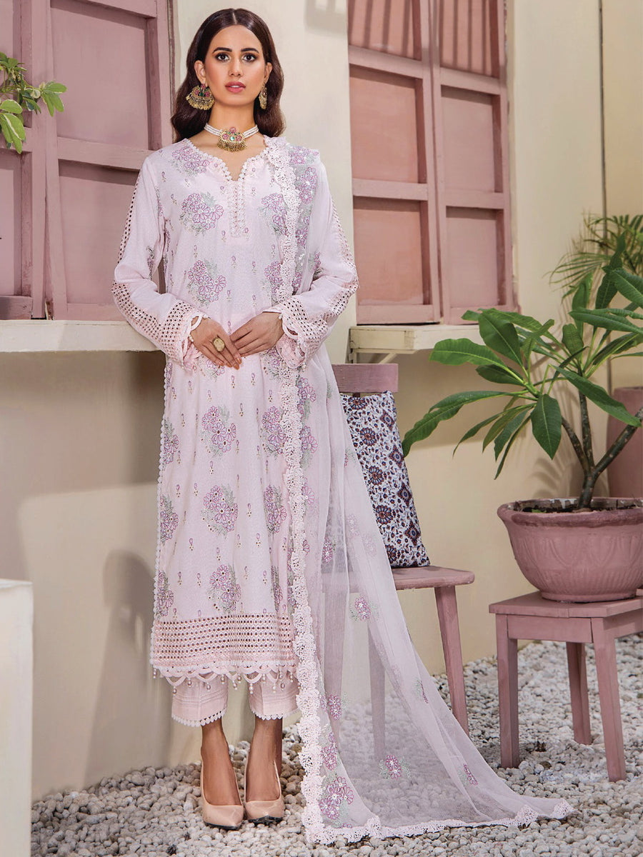 Rumli by Humdum Embroidered Karandi Unstitched 3Pc Suit RM-06