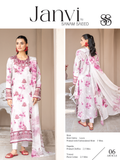 Janvi by Sanam Saeed Embroidered Lawn Unstitched 3Pc Suit D-06