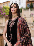 Noor Kaani by Saadia Asad Embroidered Velvet Unstitched 3Pc Suit D-06