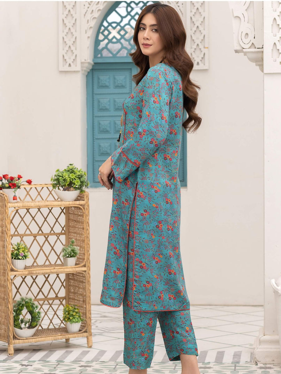 Pehli Nazar by Manizay Printed Viscose Unstitched 2 Piece Suit D-06