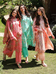 Rang Rasiya Lifestyle Embroidered Lawn Unstitched 3Pc Suit D-06 Daisy