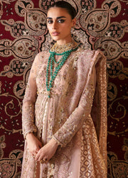 Afrozeh Hayat Unstitched Embroidered Net 3 Piece Suit D-06 RUBAB
