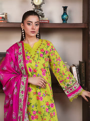 Raha by RajBari Summer Prints Exclusive Lawn Unstitched 3Pc Suit D-06