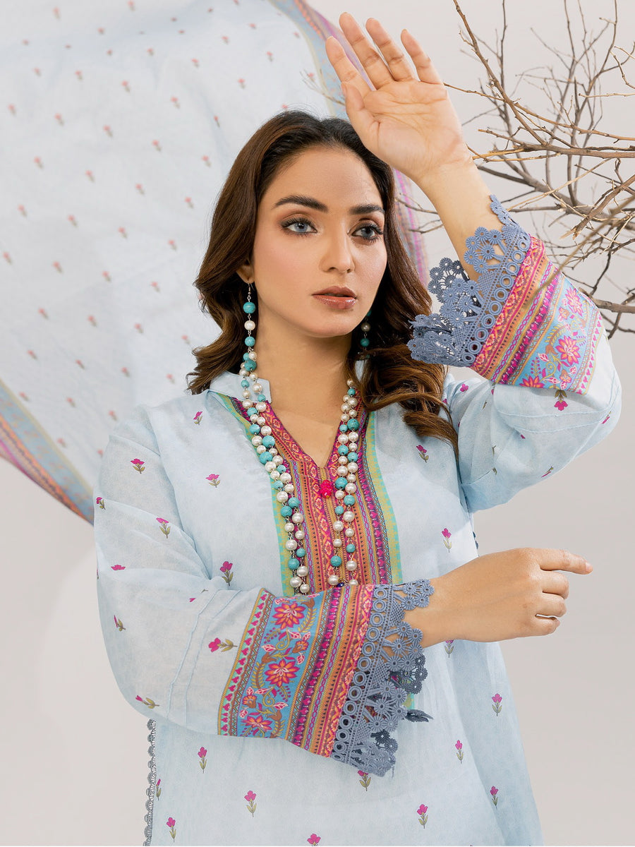 Sundas By Al Kareem Premium Printed Lawn Unstitched 3Pc Suit D-06