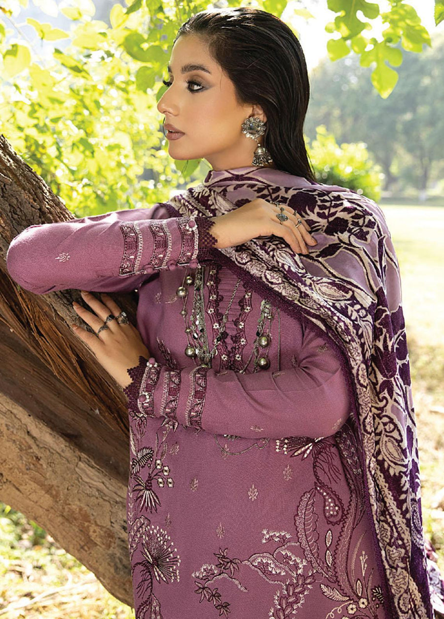 MIRK by Humdum Unstitched Embroidered Wool 3Pc Suit D-06