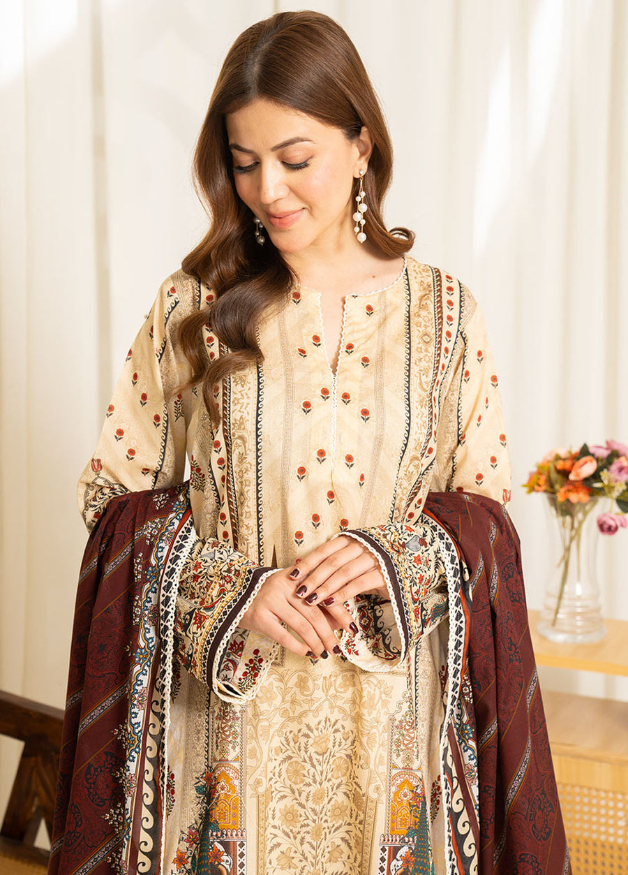 Coco by Zara Shahjahan Sule Printed Lawn Unstitched 3Pc Suit D-12