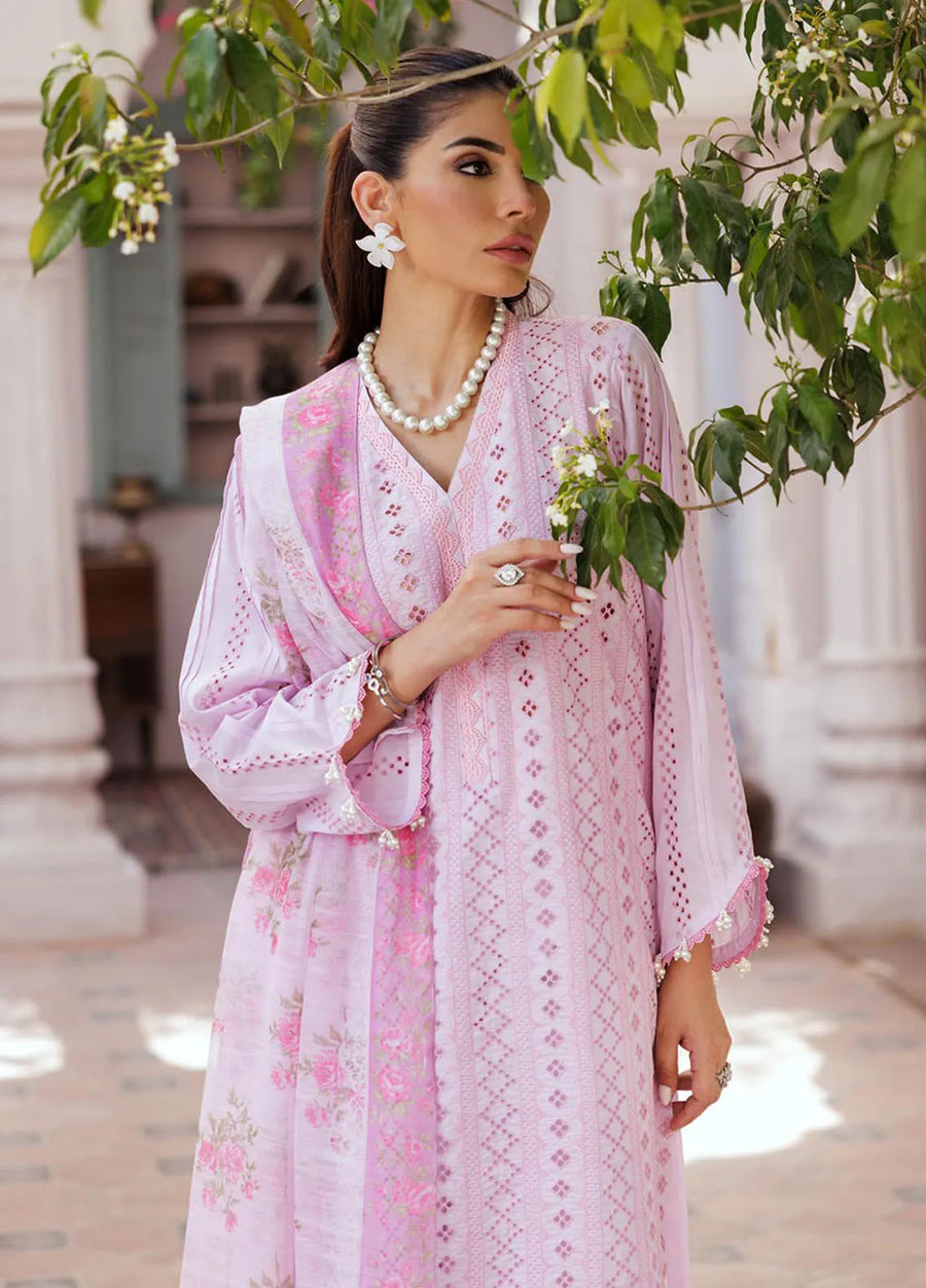 RajBari Nissa Chikankari Embroidered Lawn Unstitched 3 Piece Suit D-06