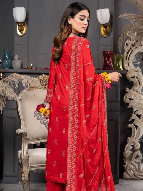 Manizay Talash Premium Embroidered Lawn Unstitched 3Pc Suit D-06