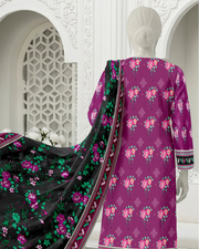 Ittehad Essential Vol-03 Unstitched Printed Lawn 3Pc Suit D-06