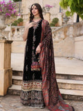 Noor Kaani by Saadia Asad Embroidered Velvet Unstitched 3Pc Suit D-06