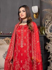 Manizay Talash Premium Embroidered Lawn Unstitched 3Pc Suit D-06