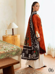 Nissa by RajBari Premium Embroidered Marina Unstitched 3Pc Suit D-06