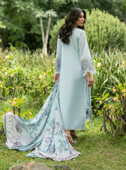 Zainab Chottani Luxe Lawn Unstitched Embroidered 3Pc Suit D-06 Cove
