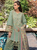 Rang Rasiya Carnation Embroidered Karandi Unstitched 3Pc Suit D-06 Lisa