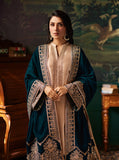 Zainab Chottani Embroidered Brocade Unstitched 3Pc Suit D-06 AMBER