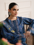 Rang Rasiya Lifestyle Embroidered Lawn Unstitched 3Pc Suit D-06 AZURE