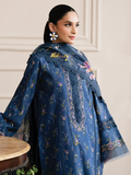 Rang Rasiya Lifestyle Embroidered Lawn Unstitched 3Pc Suit D-06 AZURE