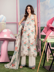 Maria.B M.Basics Embroidered Lawn Unstitched 3Pc Suit MB-CUSV13-06-A