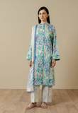 Coco by Zara Shahjahan Prints Unstitched Lawn 3Pc Suit D-06B ELARIS