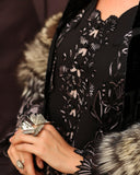 Rang Rasiya Carnation Embroidered Karandi Unstitched 3Pc Suit D-06 Cortado