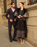 Rang Rasiya Carnation Embroidered Karandi Unstitched 3Pc Suit D-06 Cortado